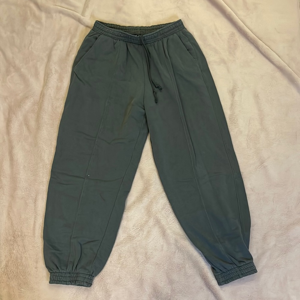 H&M Divided Grey Joggers with Drawstring - Size Medium
